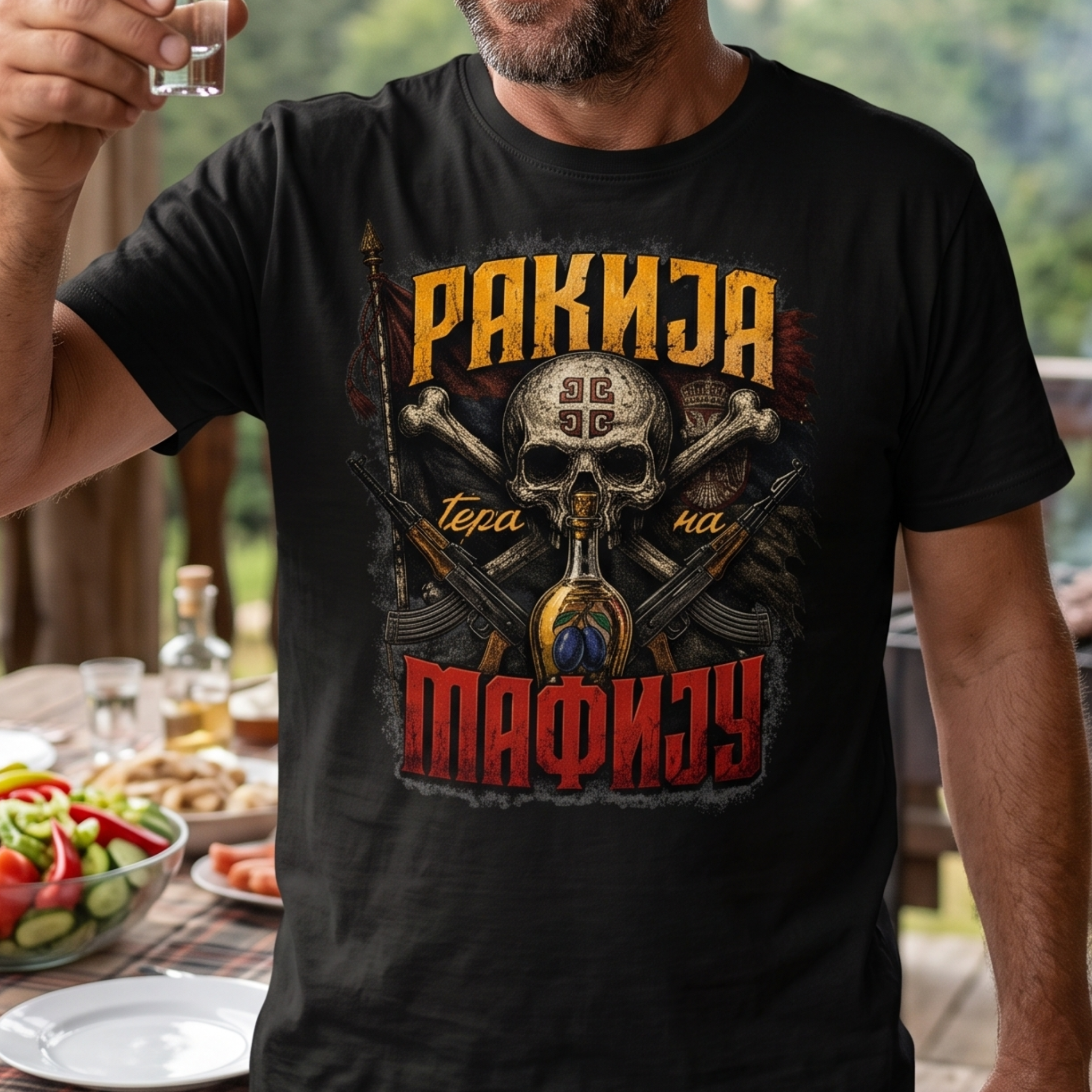 Majica - Rakija tera na mafiju