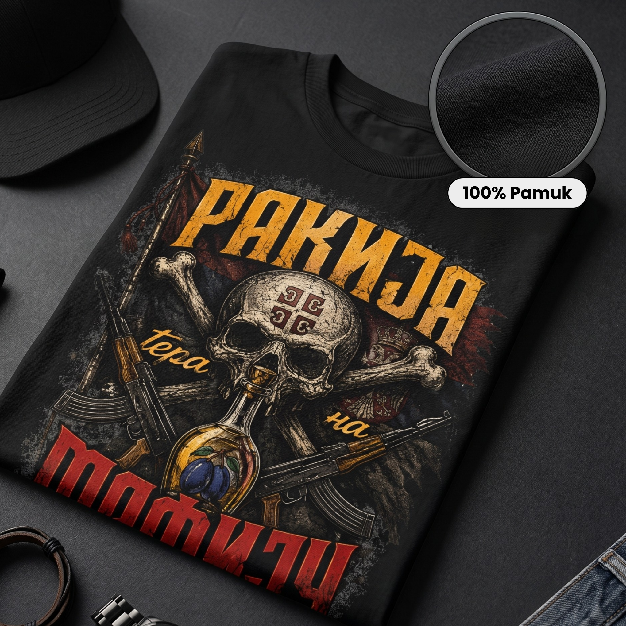 Majica - Rakija tera na mafiju