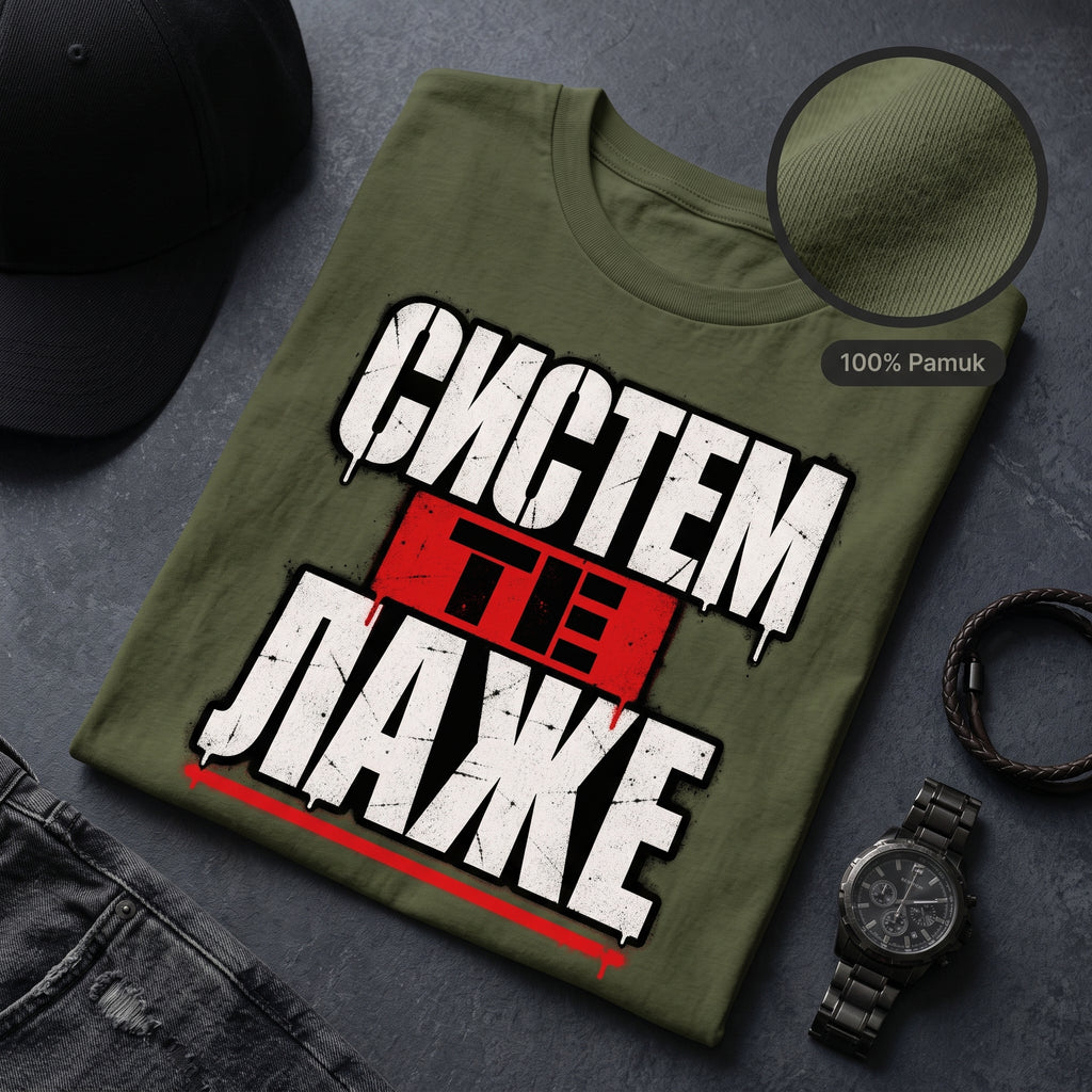 detalj dizajna sistem te laze cirilica grafiti stil otpor